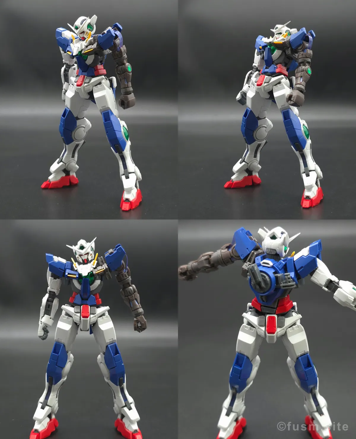 RG ガンダムエクシア リペアIV レビュー 胴体ディテール 可動域 01