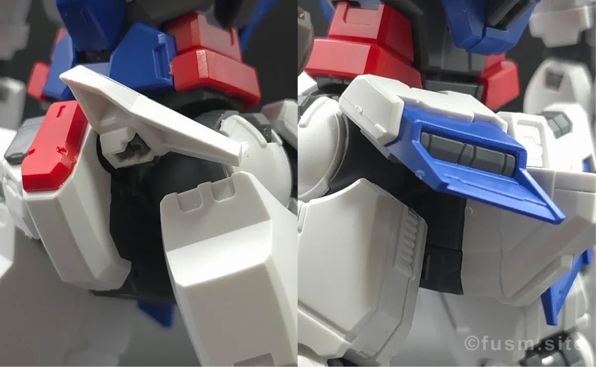 RG ガンダムエクシア リペアIV レビュー 胴体ディテール 可動域 02