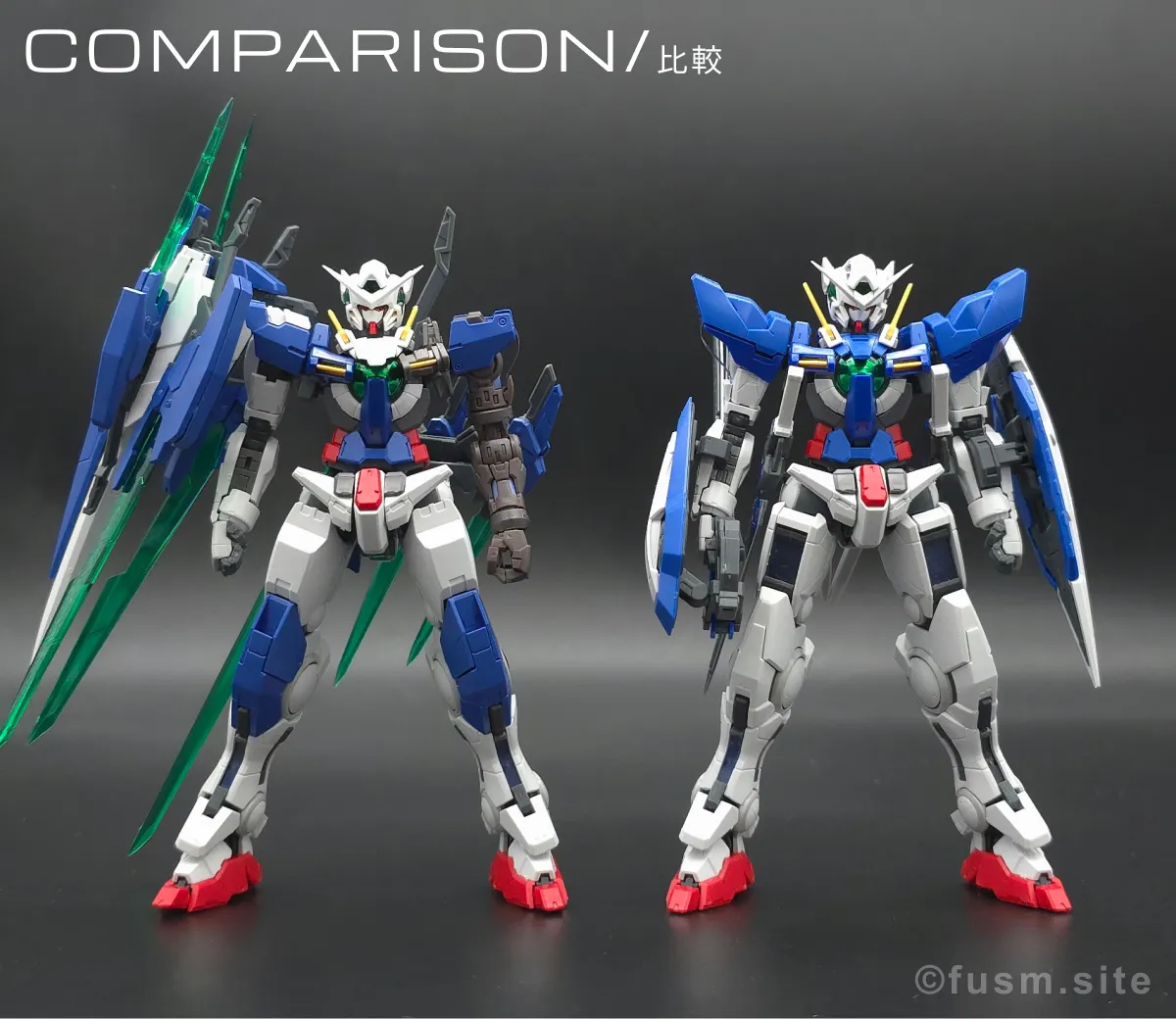 RG ガンダムエクシア リペアIV レビュー 比較 01