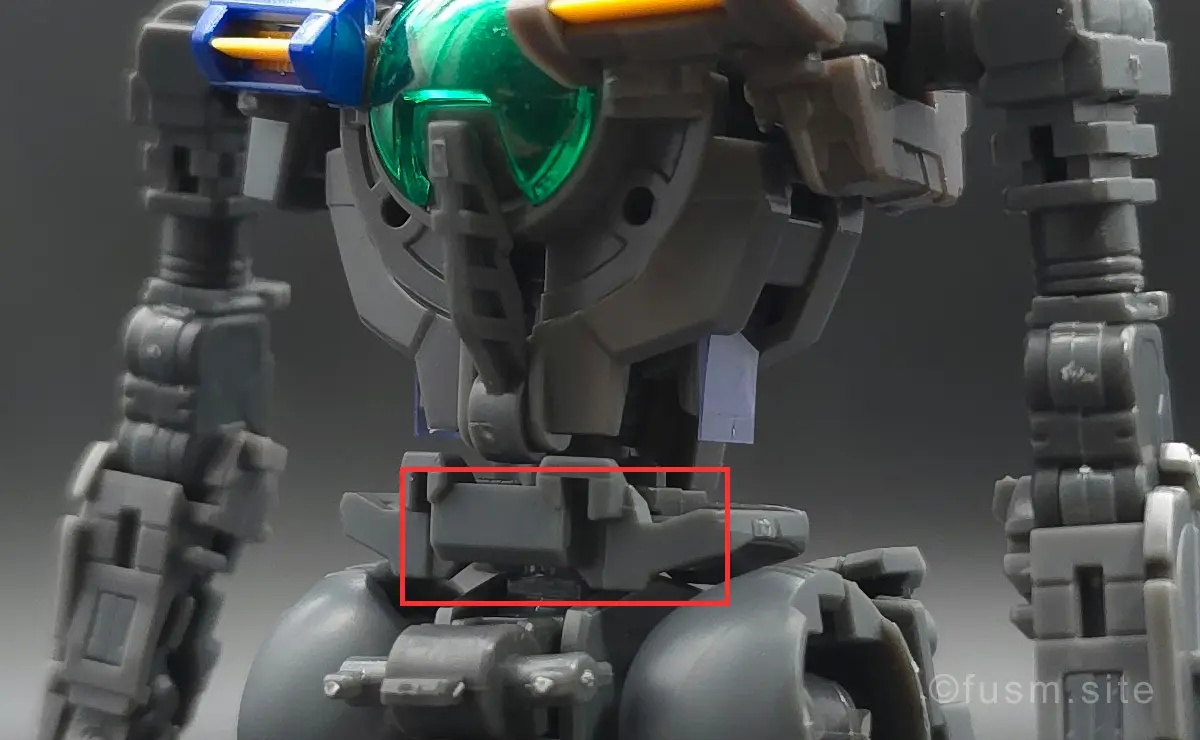 RG ガンダムエクシア リペアIV レビュー 耐久力が弱い箇所 03
