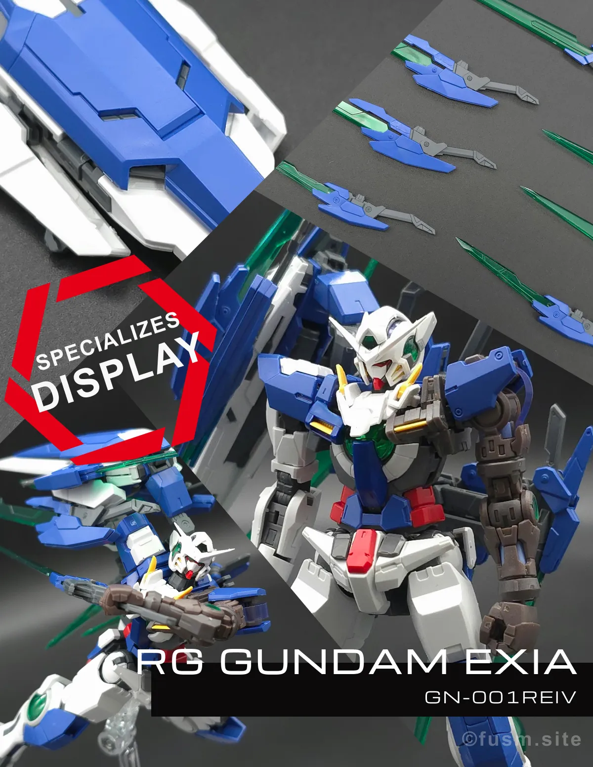 RG ガンダムエクシア リペアIV レビュー コラージュ 01