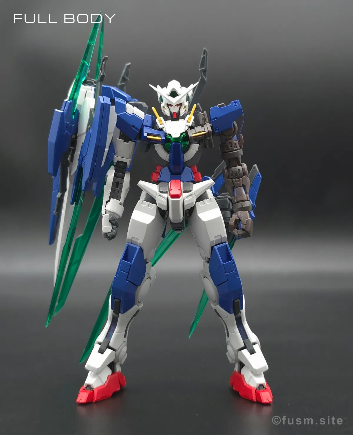 RG ガンダムエクシア リペアIV レビュー 多角的に見た全体の外観・素組み 01