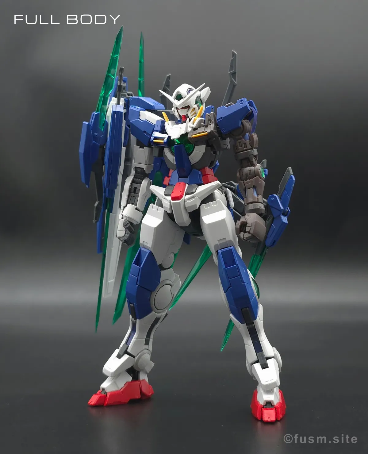 RG ガンダムエクシア リペアIV レビュー 多角的に見た全体の外観・素組み 02