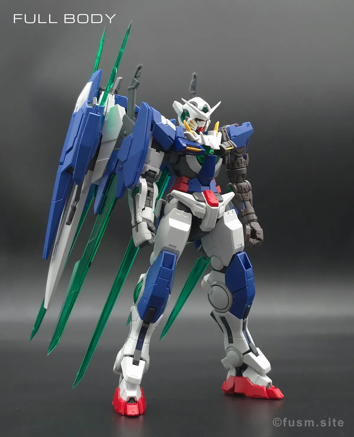 RG ガンダムエクシア リペアIV レビュー 多角的に見た全体の外観・素組み 06