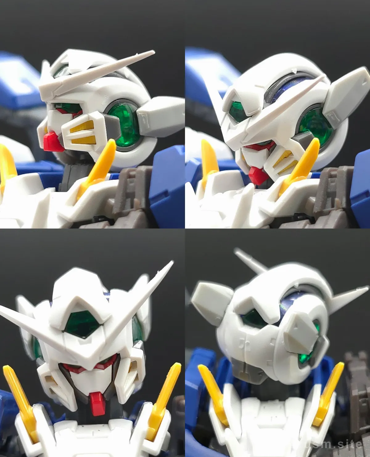 RG ガンダムエクシア リペアIV レビュー 頭部ディテール 可動域 02