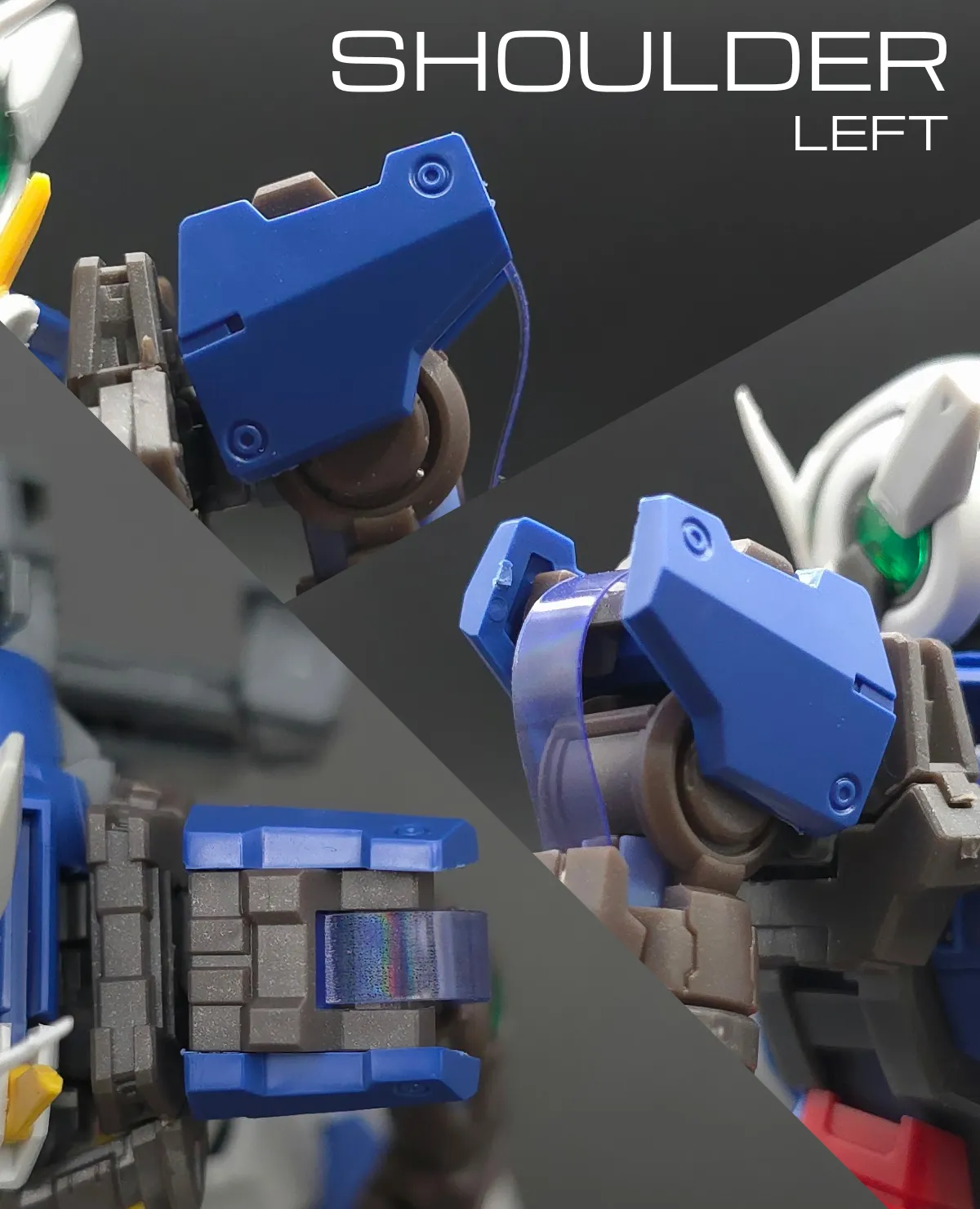 RG ガンダムエクシア リペアIV レビュー 肩ディテール 02