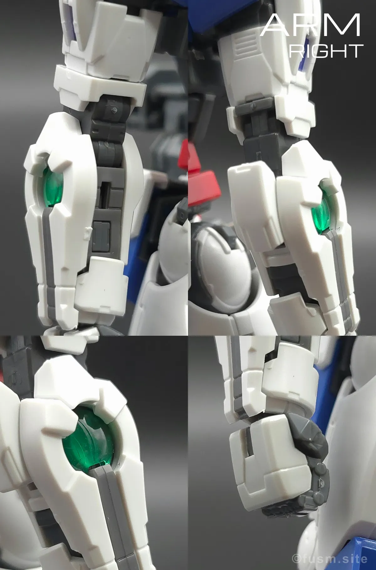 RG ガンダムエクシア リペアIV レビュー 肩ディテール 03