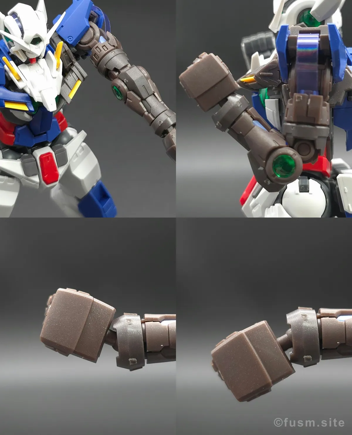 RG ガンダムエクシア リペアIV レビュー 肩ディテール 可動域 02