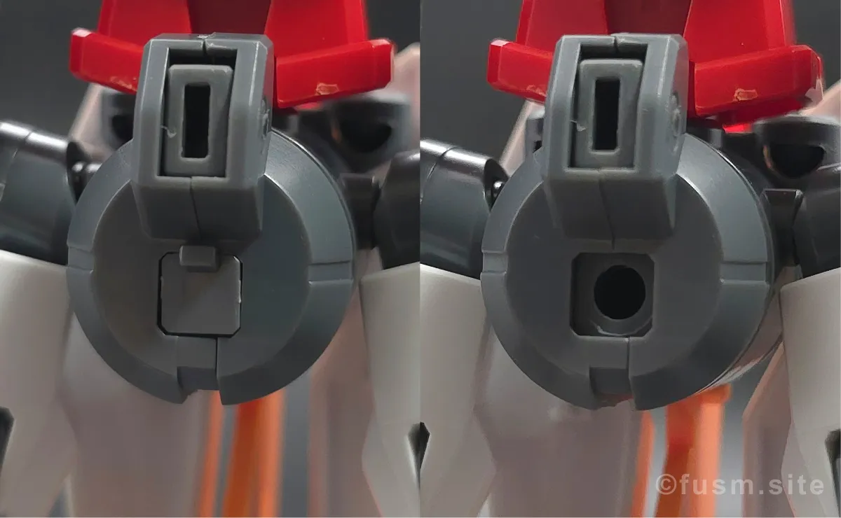 HG アリオスガンダム GNHW/M レビュー【簡単改造有】 胴体ディテール 04