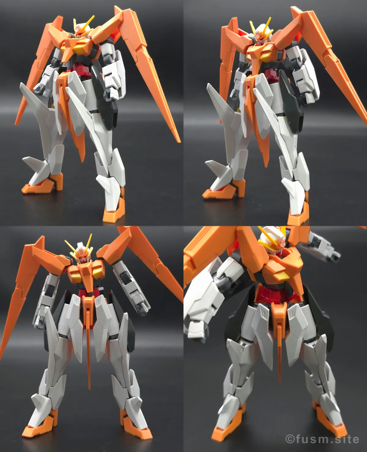 HG アリオスガンダム GNHW/M レビュー【簡単改造有】 胴体ディテール 可動域 01