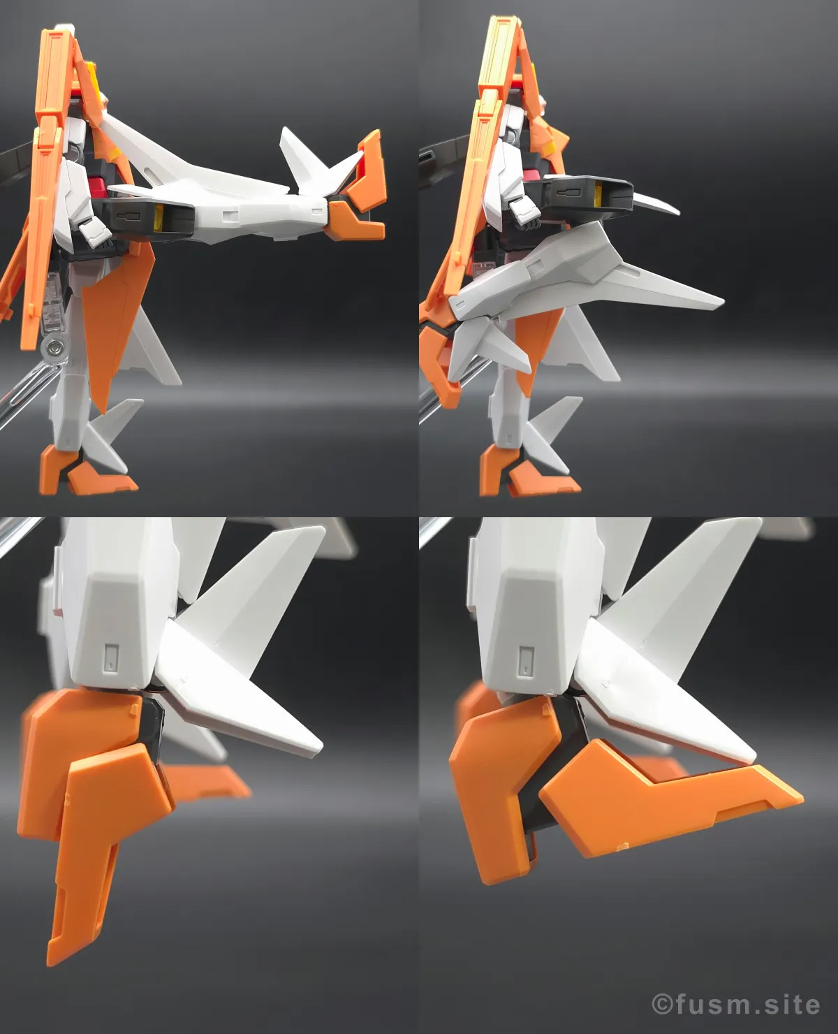 HG アリオスガンダム GNHW/M レビュー【簡単改造有】 脚部ディテール 可動域 01