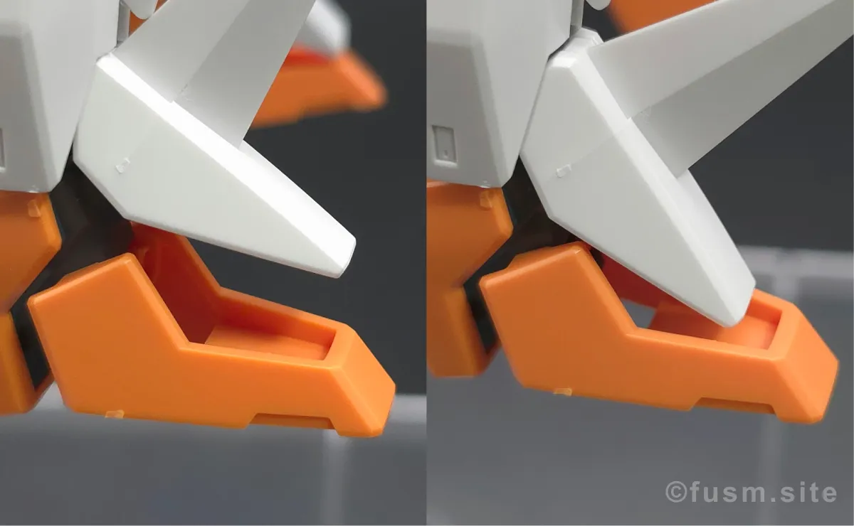 HG アリオスガンダム GNHW/M レビュー【簡単改造有】 脚部ディテール 可動域 02