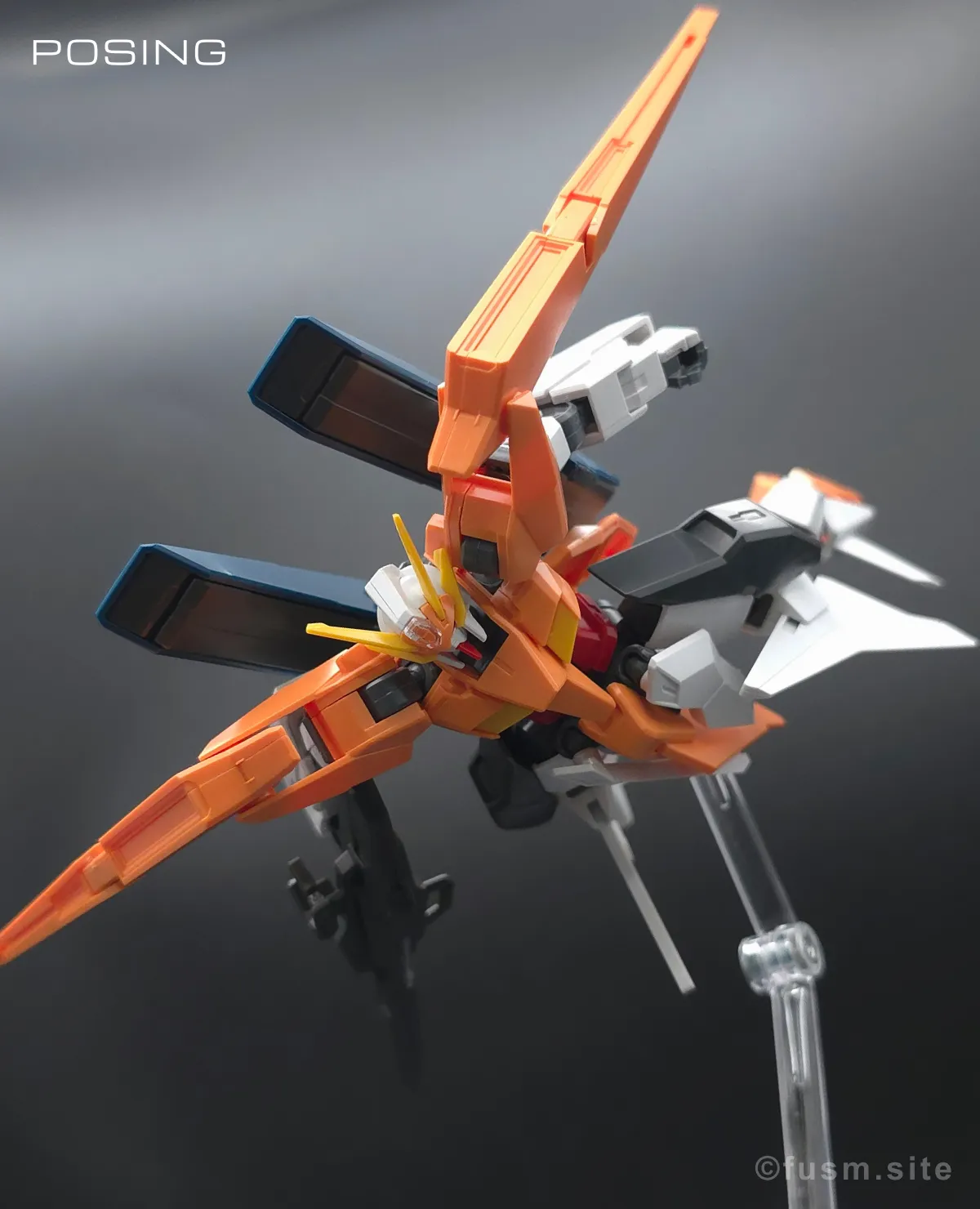 HG アリオスガンダム GNHW/M レビュー【簡単改造有】 ポージング 01