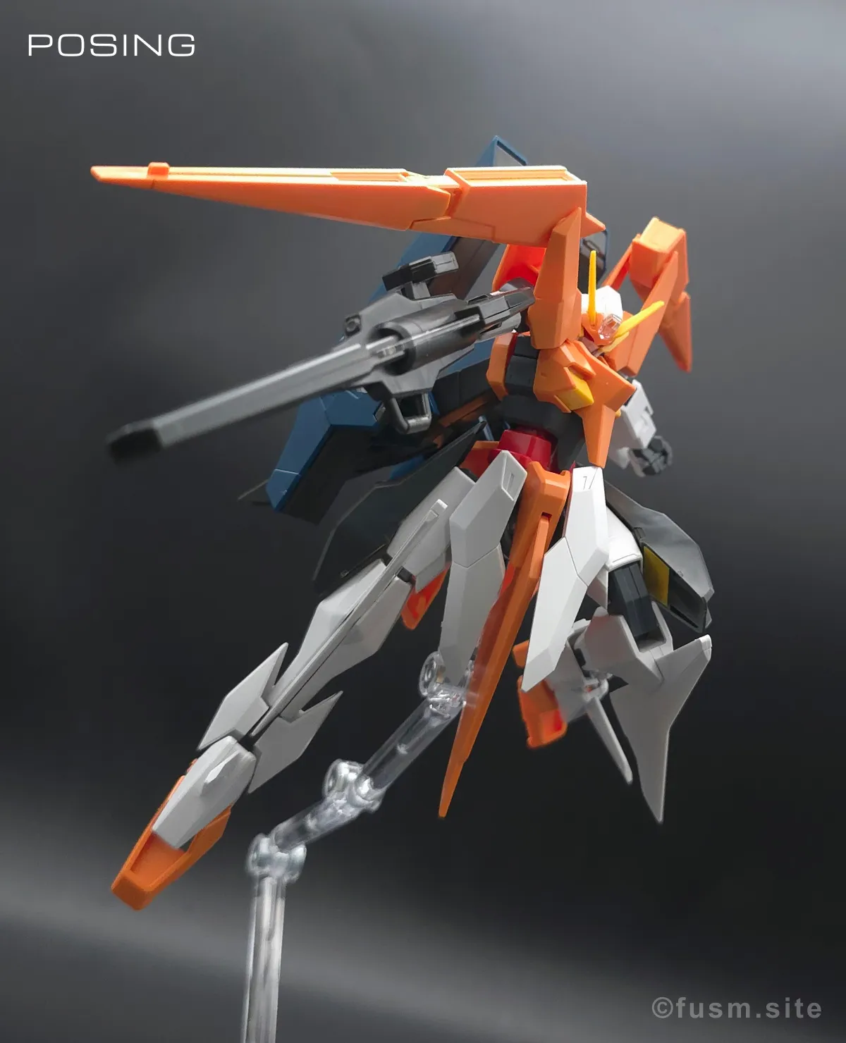 HG アリオスガンダム GNHW/M レビュー【簡単改造有】 ポージング 02