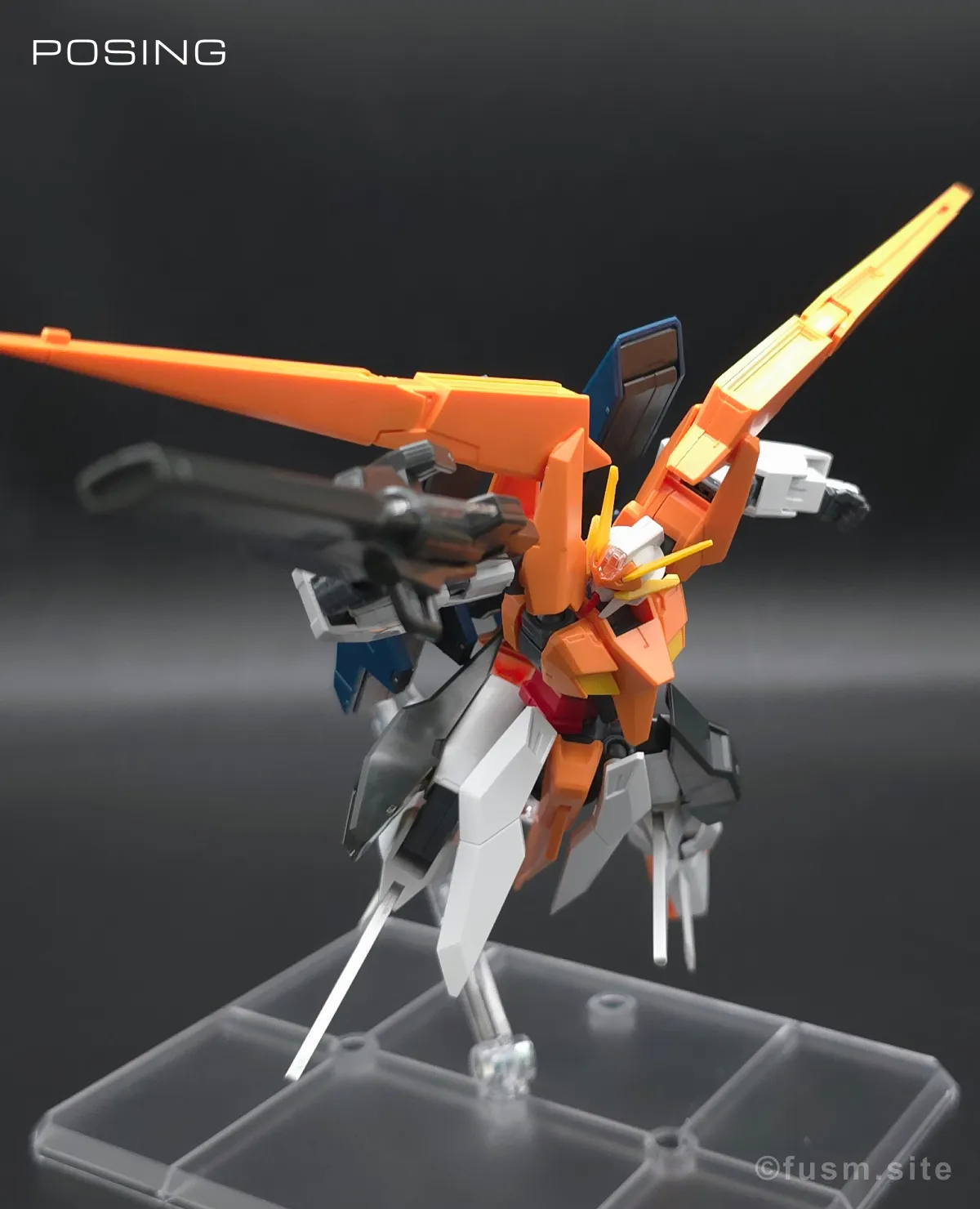 HG アリオスガンダム GNHW/M レビュー【簡単改造有】 ポージング 03