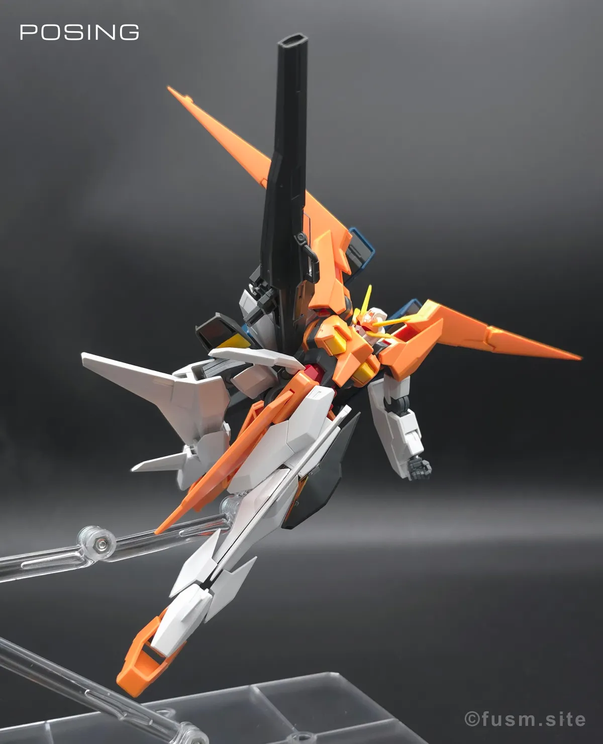 HG アリオスガンダム GNHW/M レビュー【簡単改造有】 ポージング 04