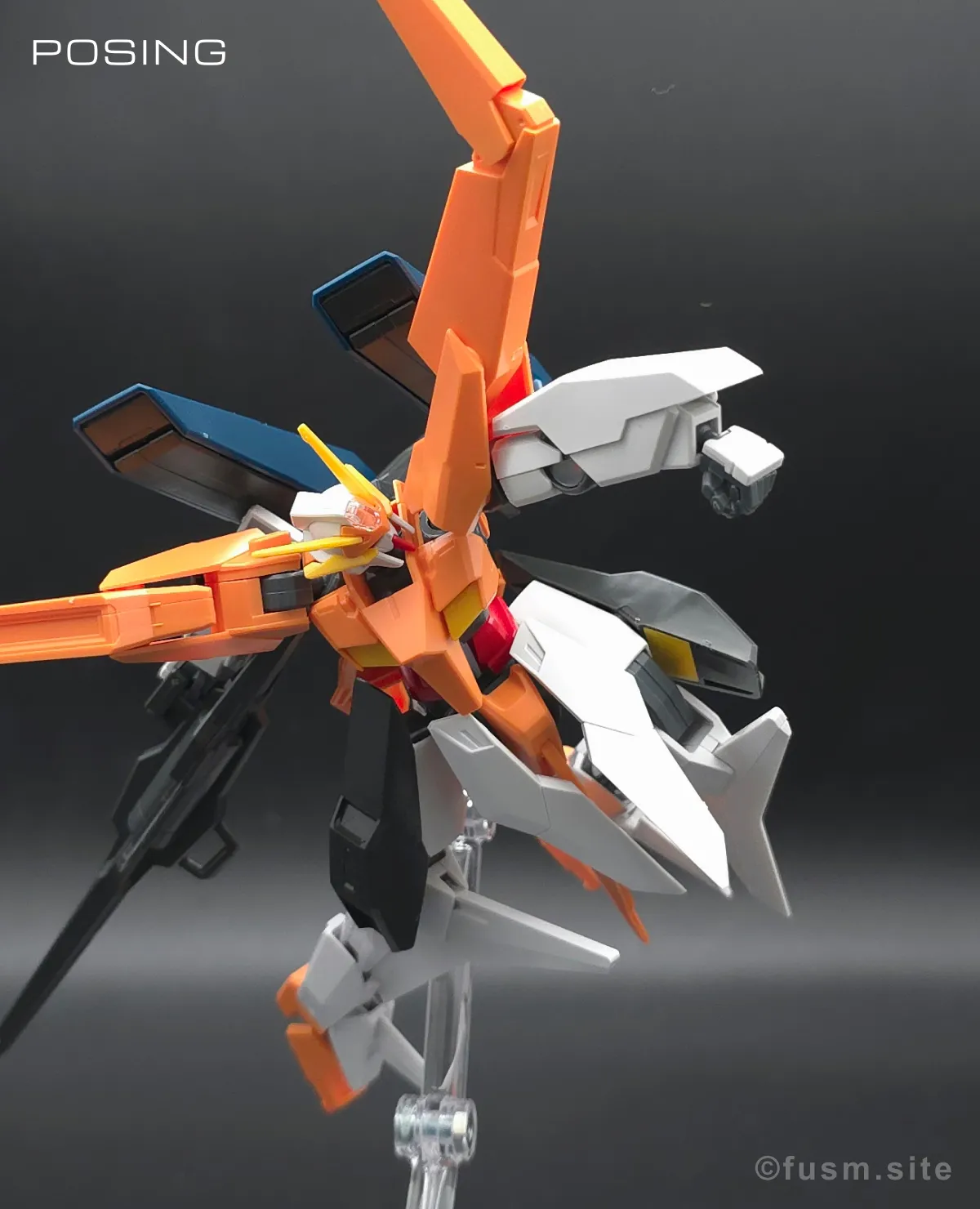 HG アリオスガンダム GNHW/M レビュー【簡単改造有】 ポージング 05
