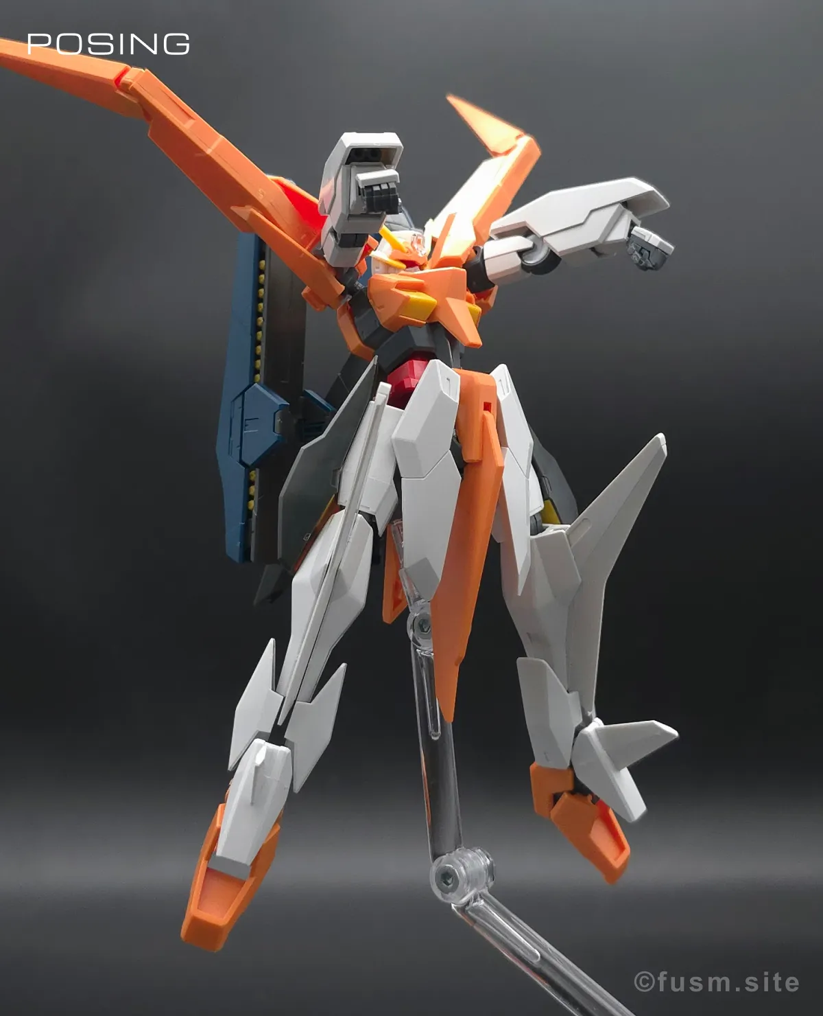 HG アリオスガンダム GNHW/M レビュー【簡単改造有】 ポージング 08