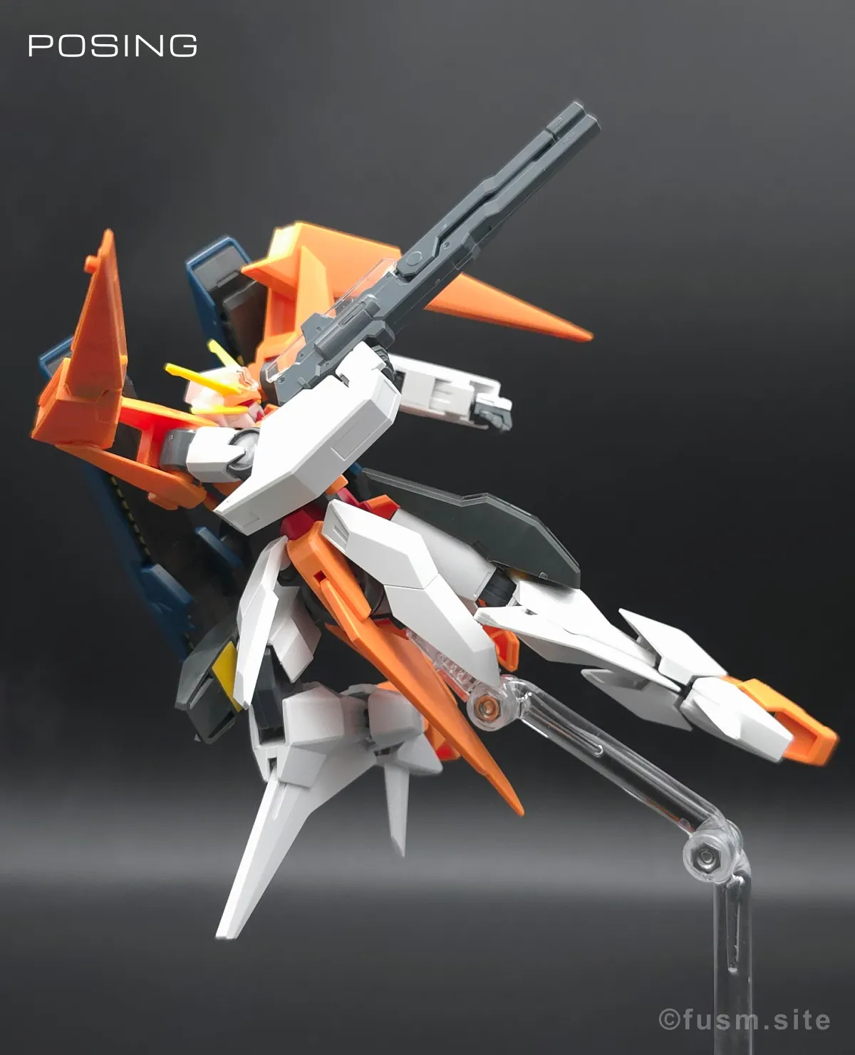 HG アリオスガンダム GNHW/M レビュー【簡単改造有】 ポージング 09