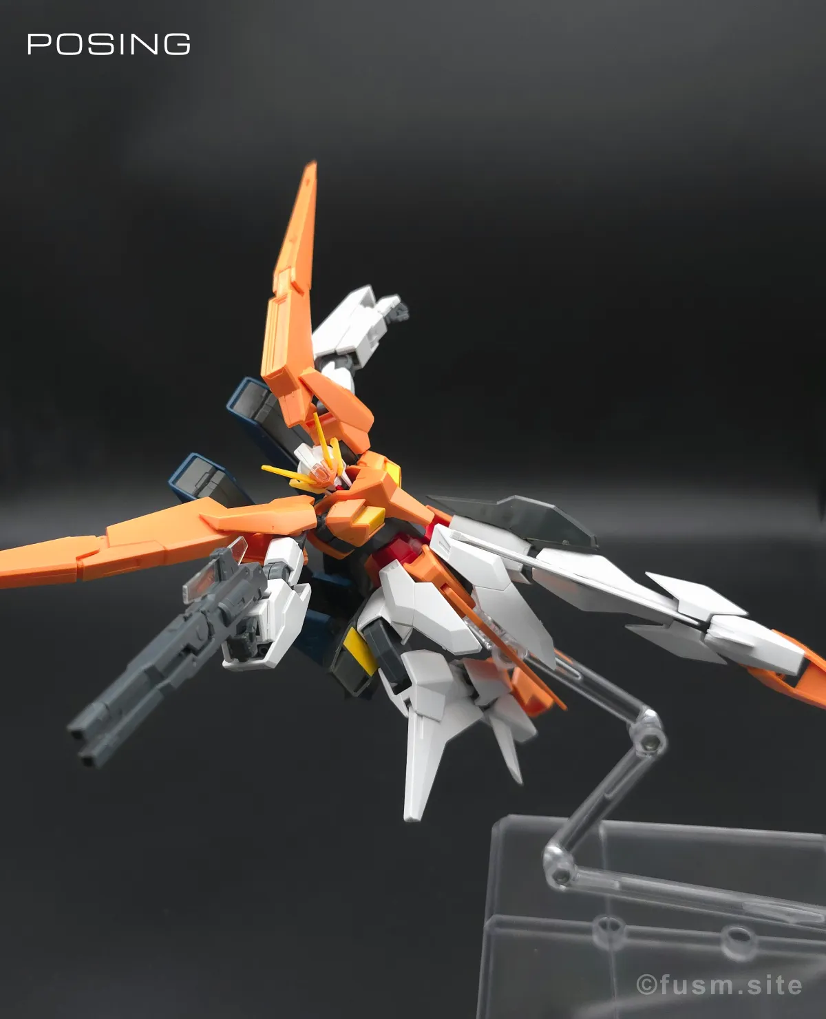 HG アリオスガンダム GNHW/M レビュー【簡単改造有】 ポージング 10