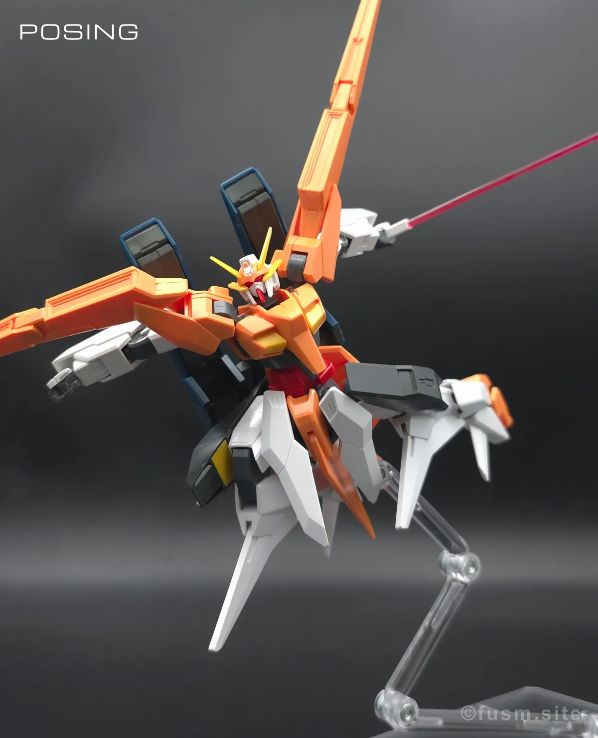 HG アリオスガンダム GNHW/M レビュー【簡単改造有】 ポージング 11