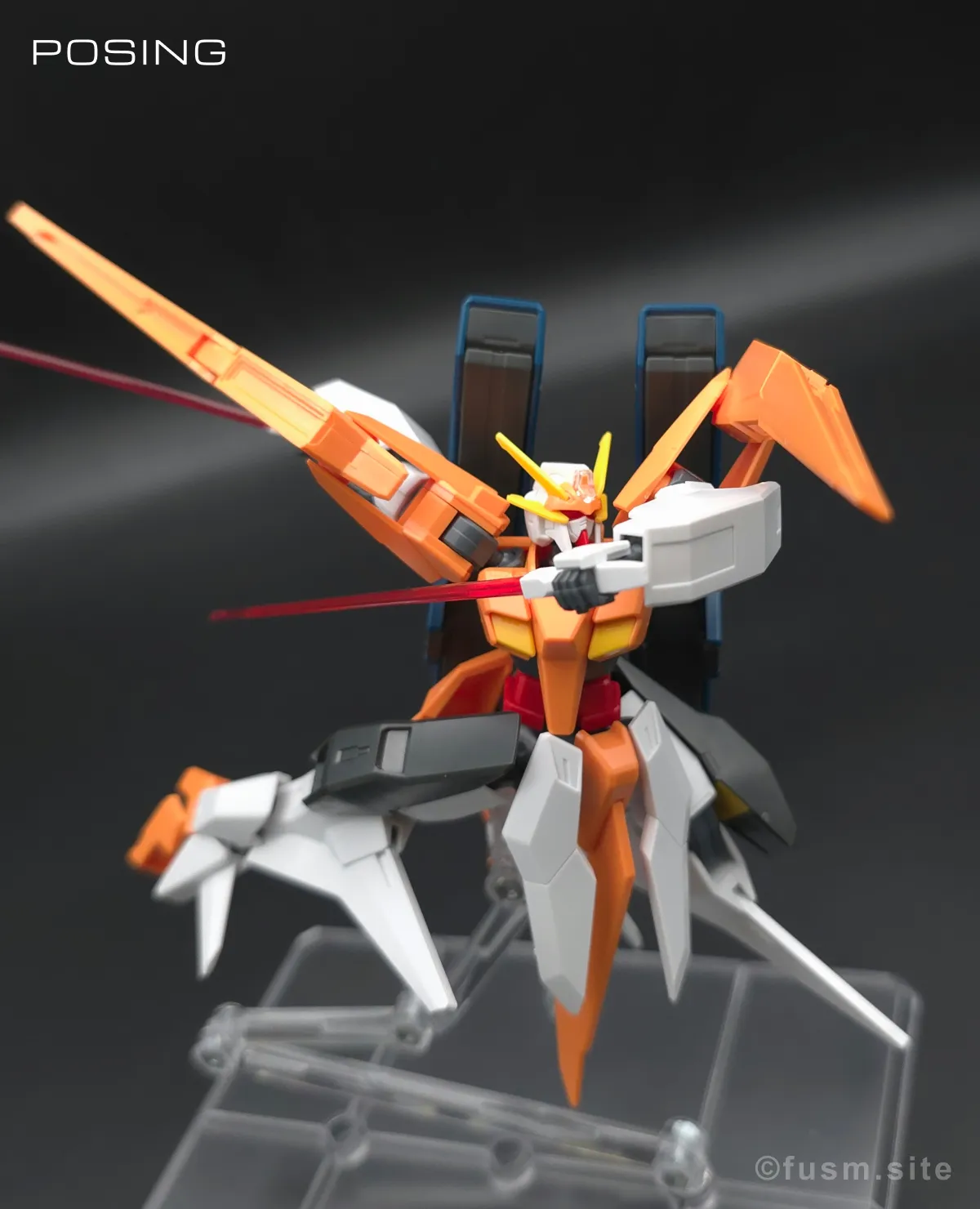 HG アリオスガンダム GNHW/M レビュー【簡単改造有】 ポージング 13