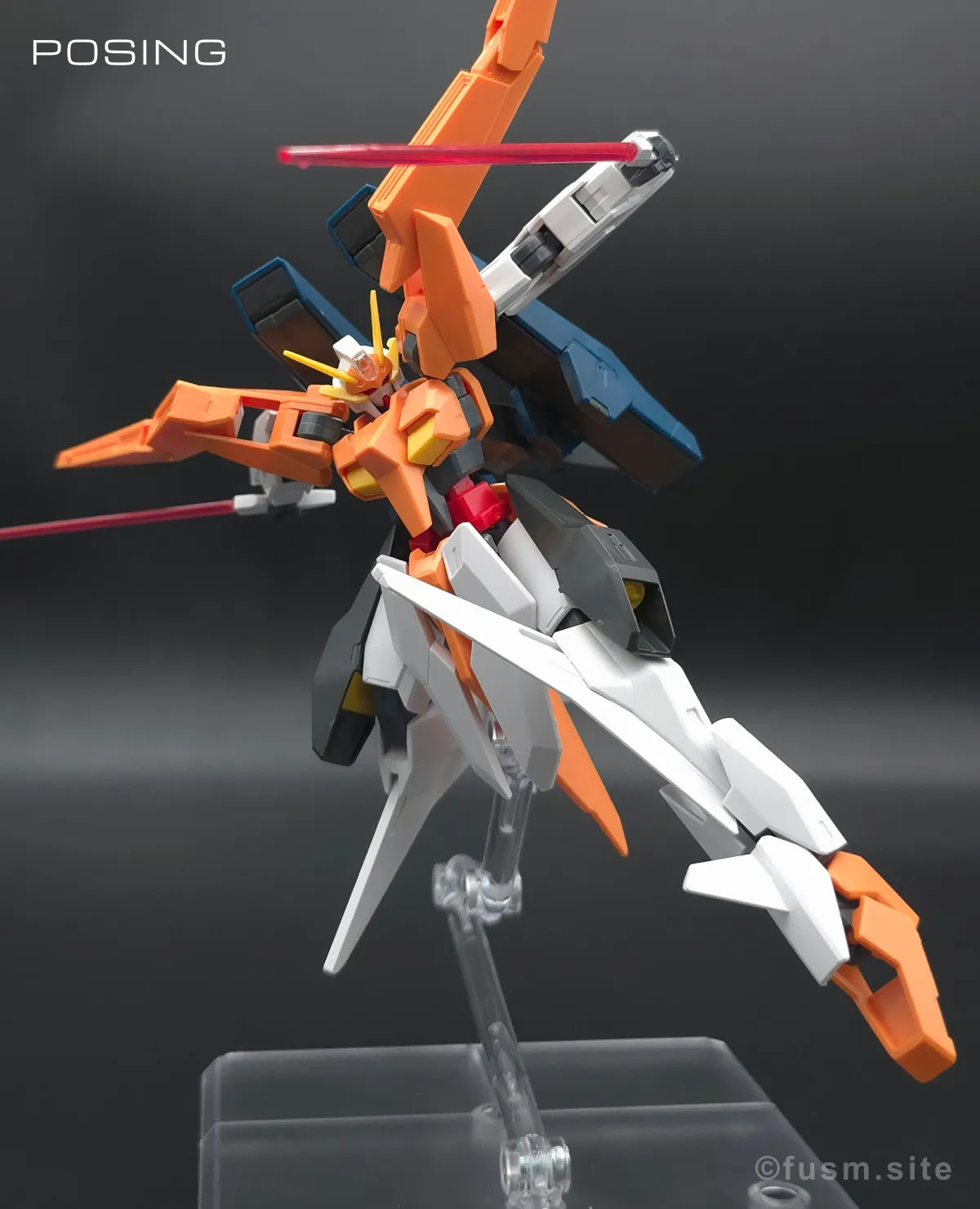 HG アリオスガンダム GNHW/M レビュー【簡単改造有】 ポージング 14