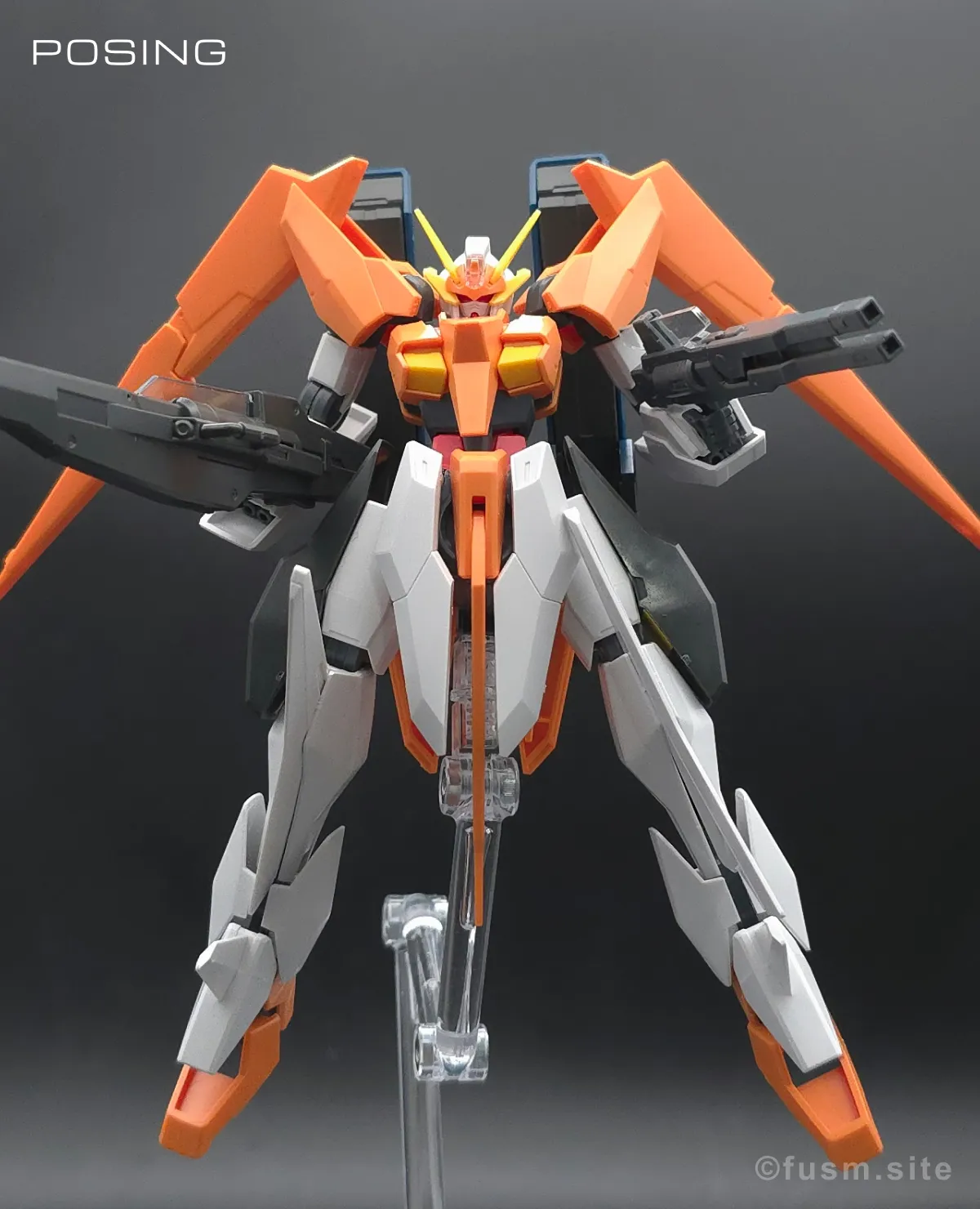 HG アリオスガンダム GNHW/M レビュー【簡単改造有】 ポージング 25