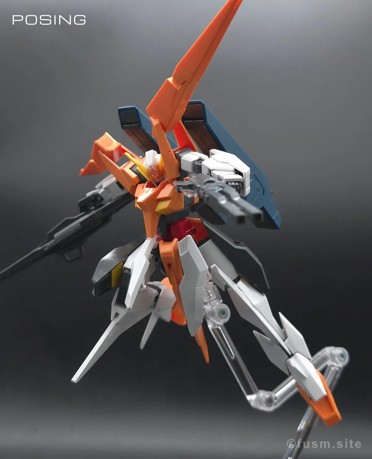 HG アリオスガンダム GNHW/M レビュー【簡単改造有】 ポージング 1