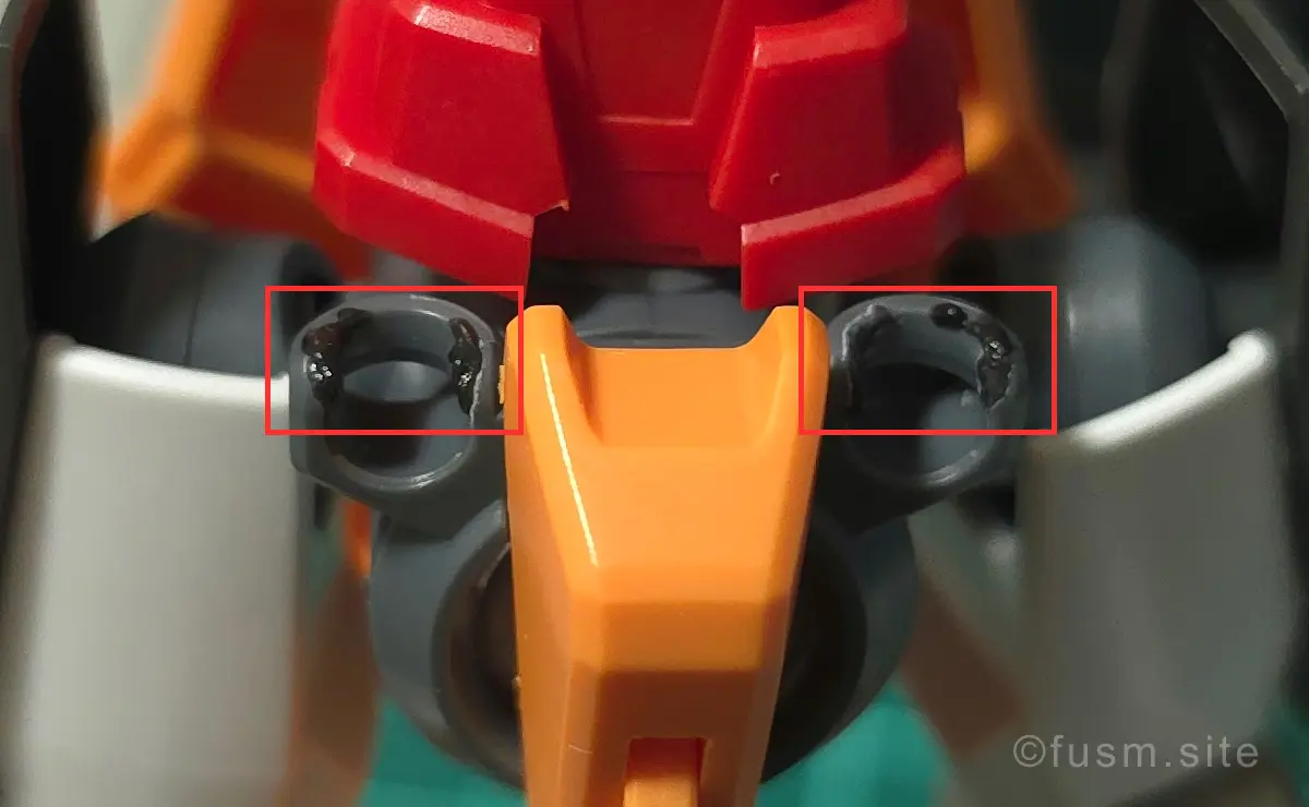 HG アリオスガンダム GNHW/M レビュー【簡単改造有】 耐久力が弱い箇所 05