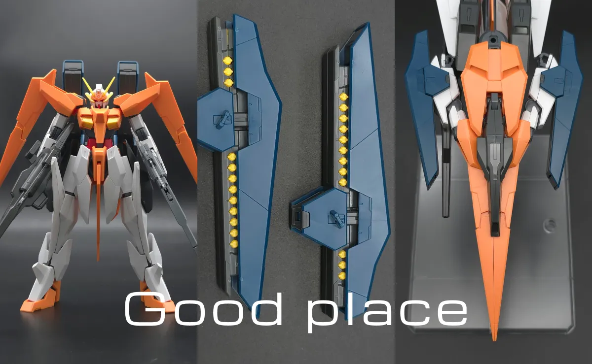 HG アリオスガンダム GNHW/M レビュー【簡単改造有】 コラージュ 02