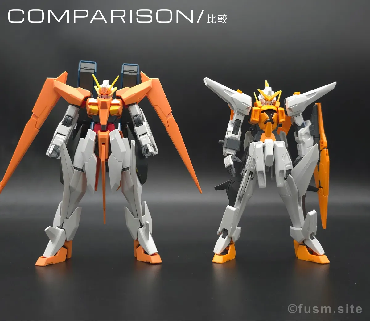HG アリオスガンダム GNHW/M レビュー【簡単改造有】 比較 01