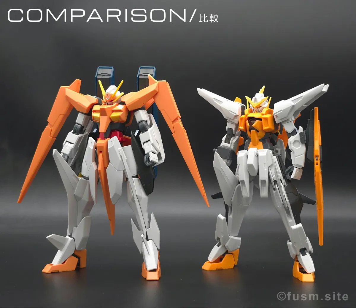 HG アリオスガンダム GNHW/M レビュー【簡単改造有】 比較 02