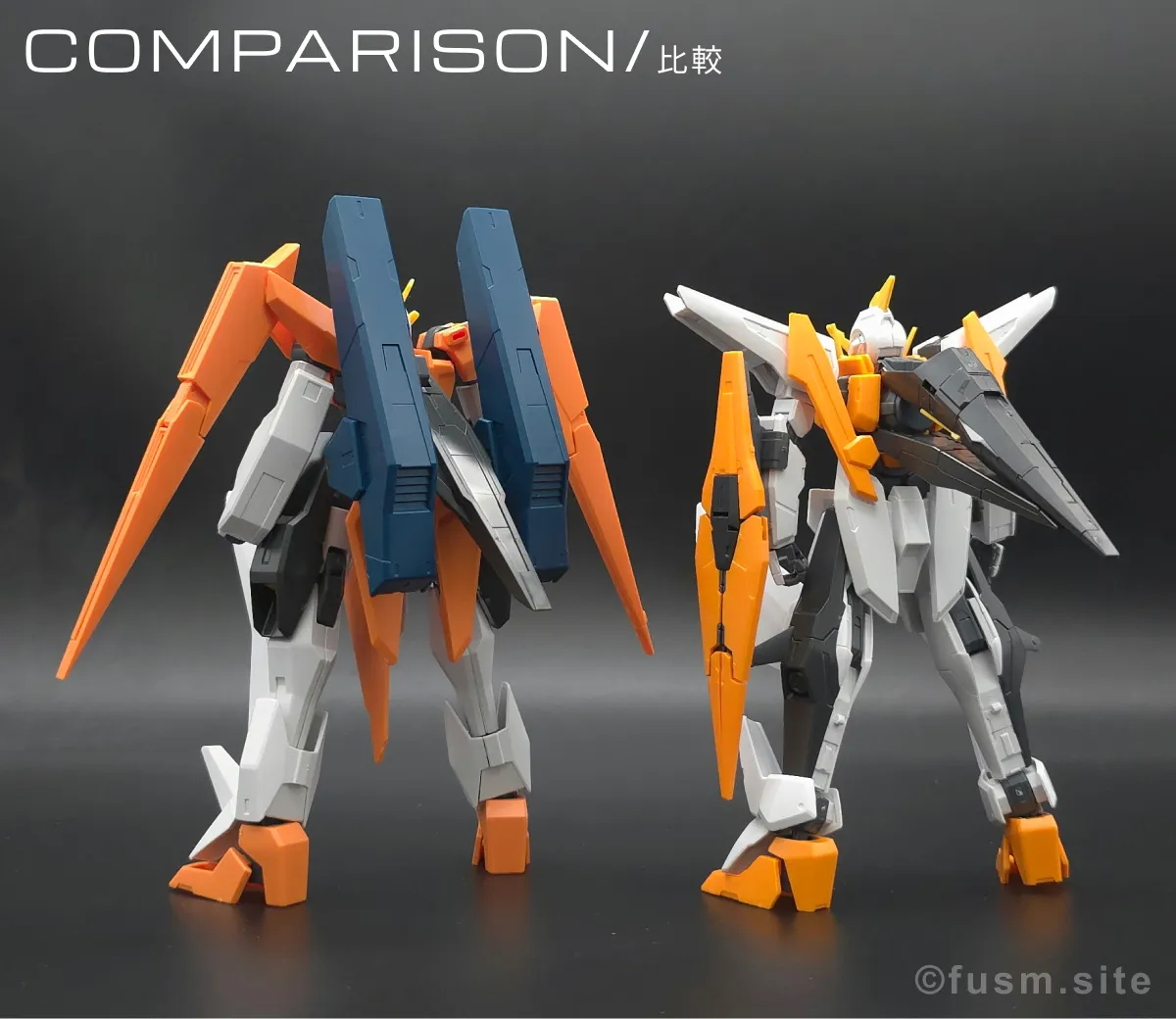 HG アリオスガンダム GNHW/M レビュー【簡単改造有】 比較 03