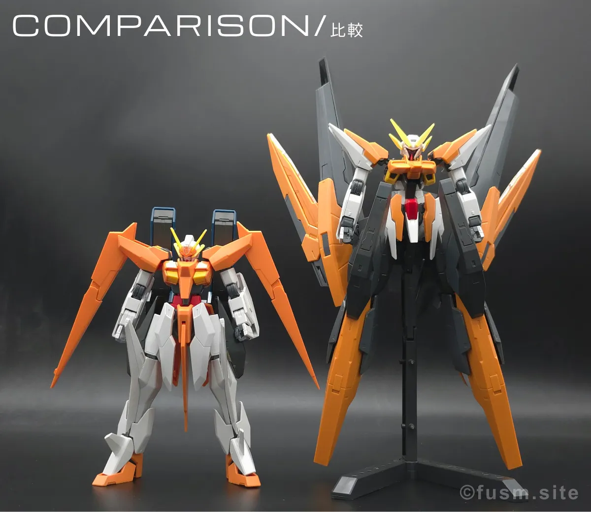 HG アリオスガンダム GNHW/M レビュー【簡単改造有】 比較 04