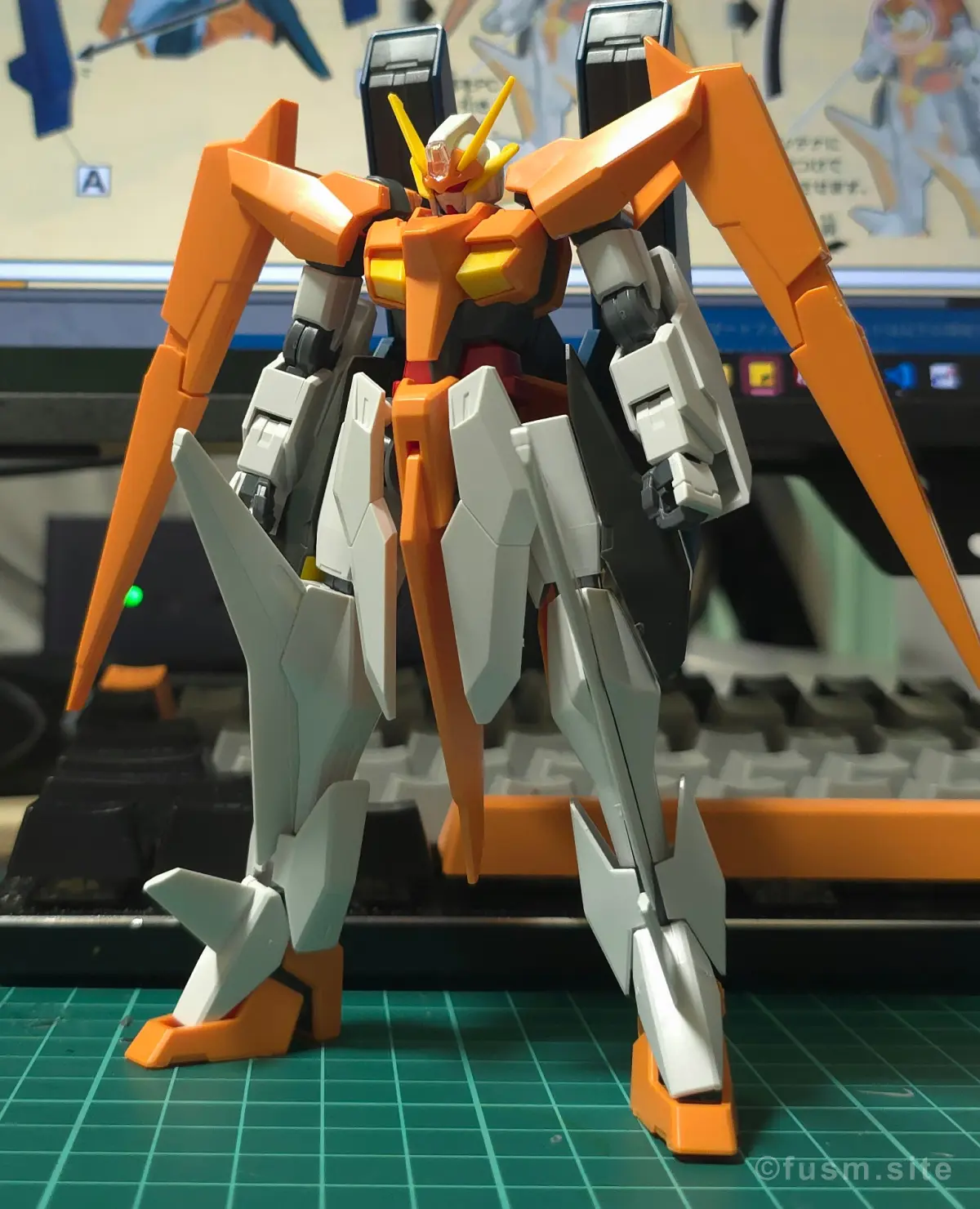HG アリオスガンダム GNHW/M レビュー【簡単改造有】 多角的に見た全体の外観・素組み 15
