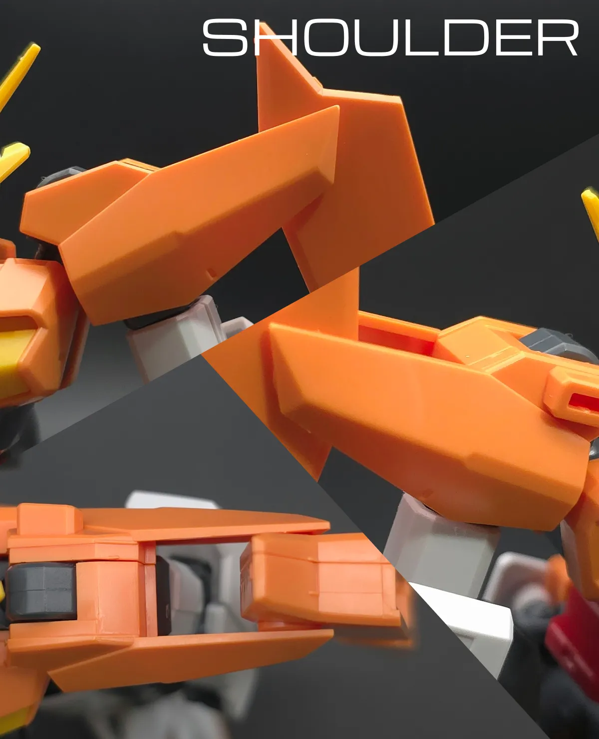 HG アリオスガンダム GNHW/M レビュー【簡単改造有】 肩ディテール 01