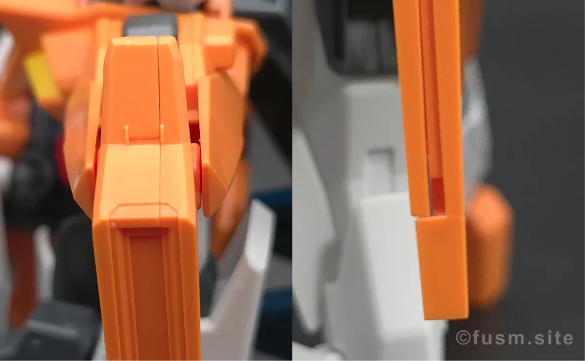 HG アリオスガンダム GNHW/M レビュー【簡単改造有】 肩ディテール 合わせ目 01