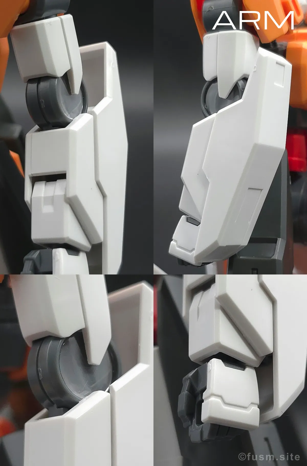 HG アリオスガンダム GNHW/M レビュー【簡単改造有】 腕部ディテール 01