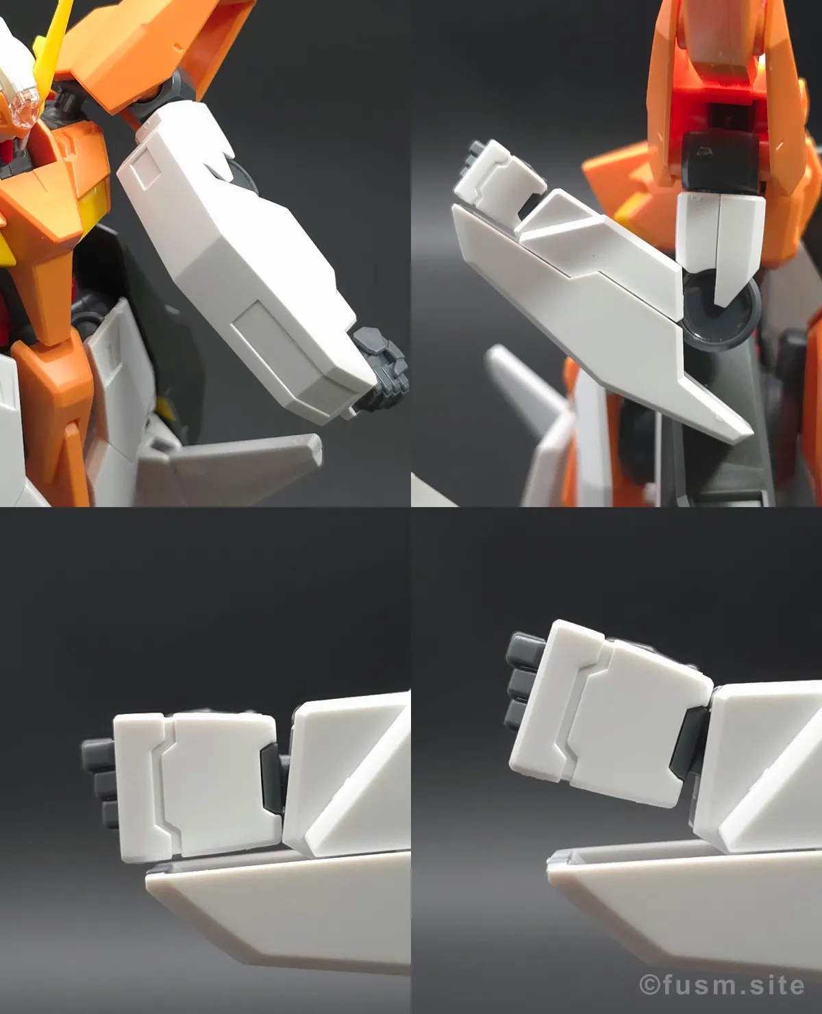 HG アリオスガンダム GNHW/M レビュー【簡単改造有】 腕部ディテール 可動域 01