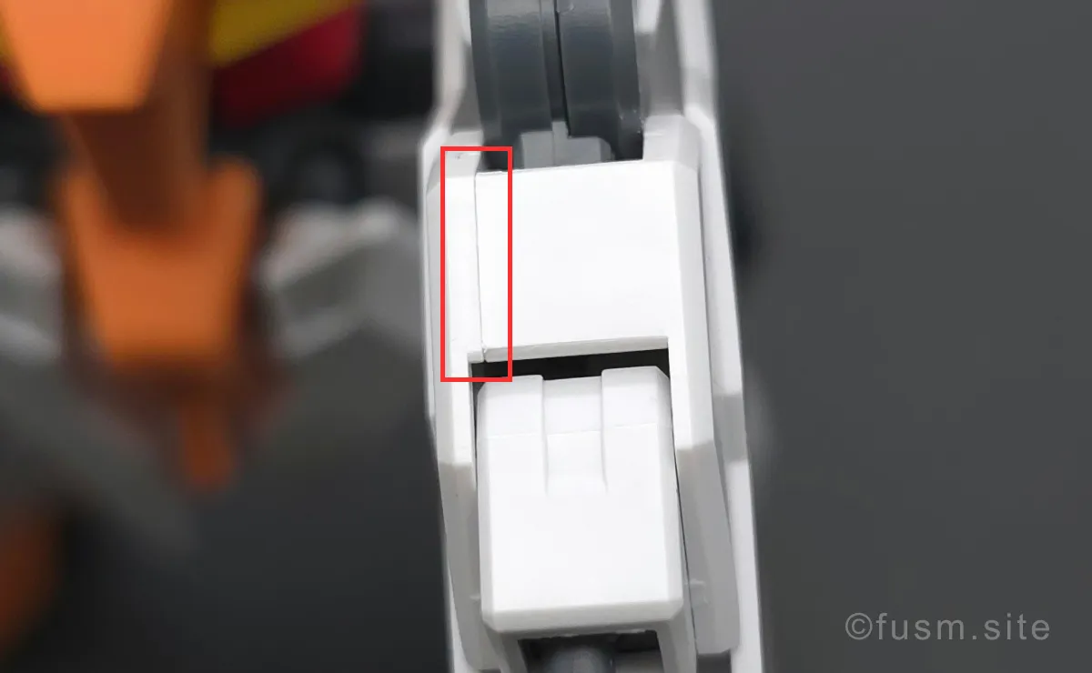 HG アリオスガンダム GNHW/M レビュー【簡単改造有】 腕部ディテール 合わせ目 1