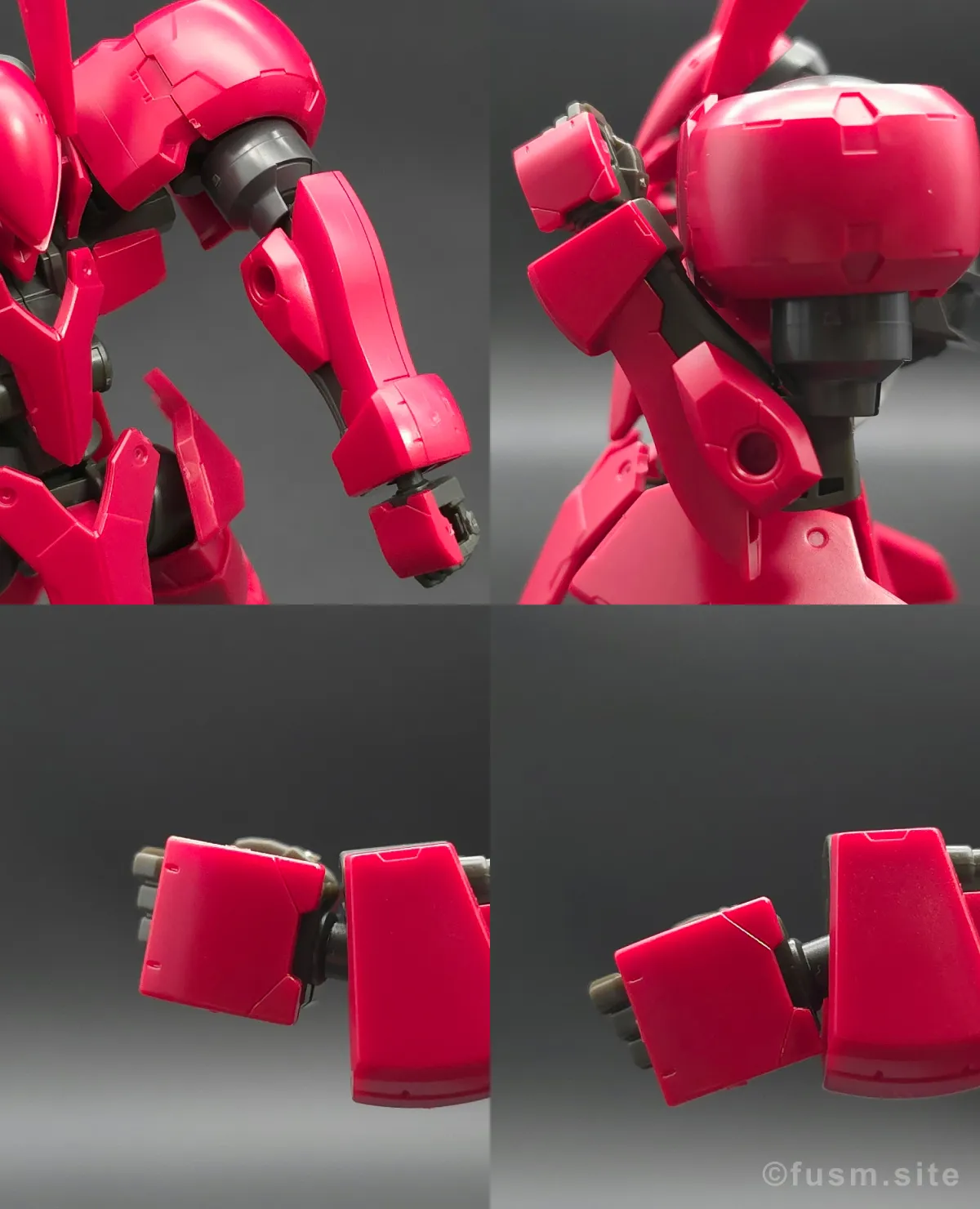 HG グリムゲルデ レビュー 腕部ディテール 可動域 01