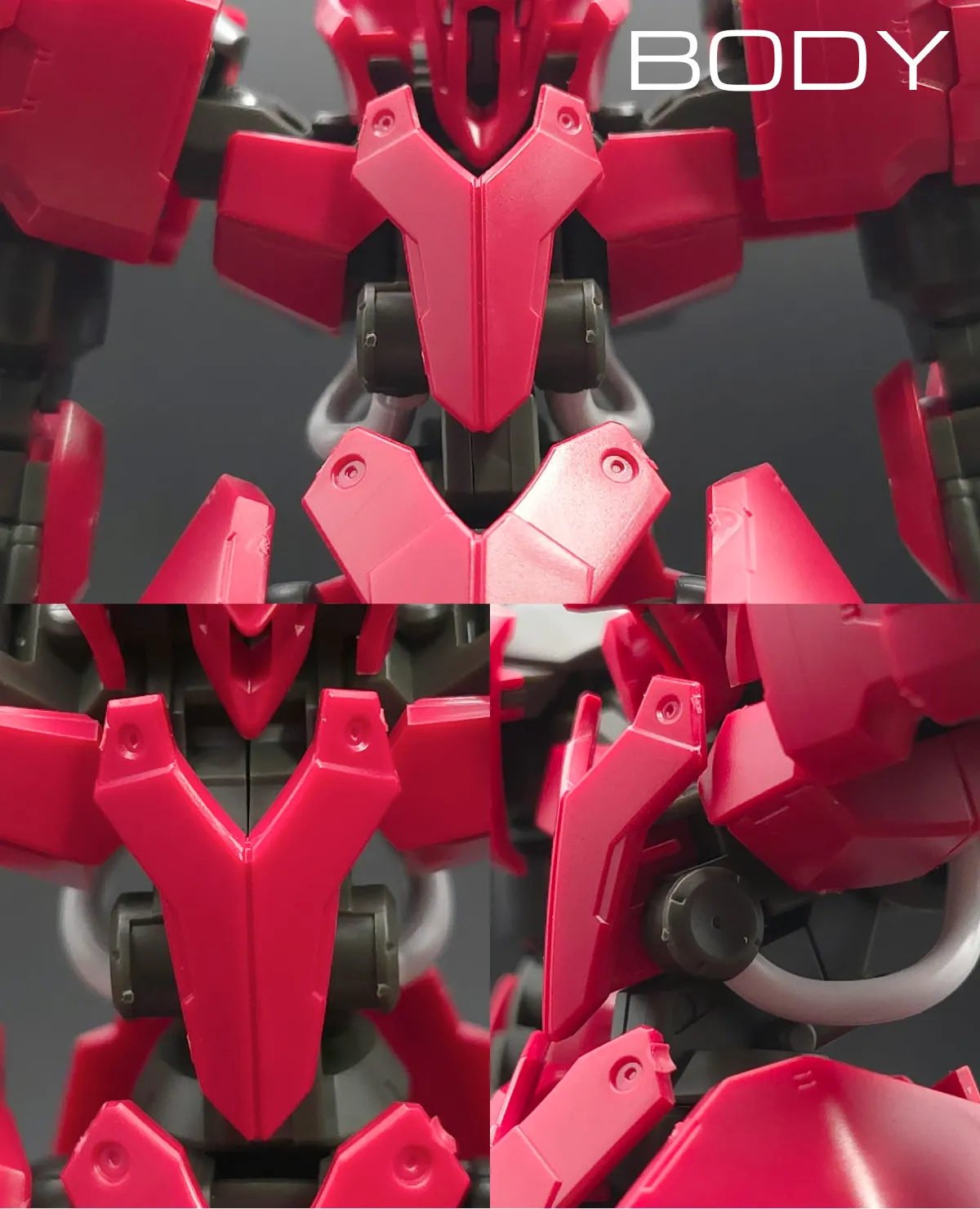 HG グリムゲルデ レビュー 胴体ディテール 01