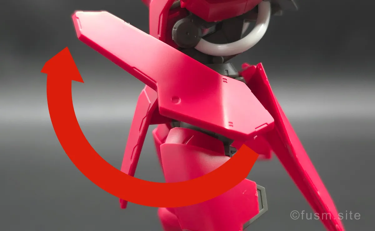 HG グリムゲルデ レビュー 胴体ディテール 可動域 01