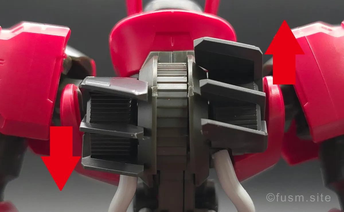 HG グリムゲルデ レビュー バックパックレビュー 可動域 01