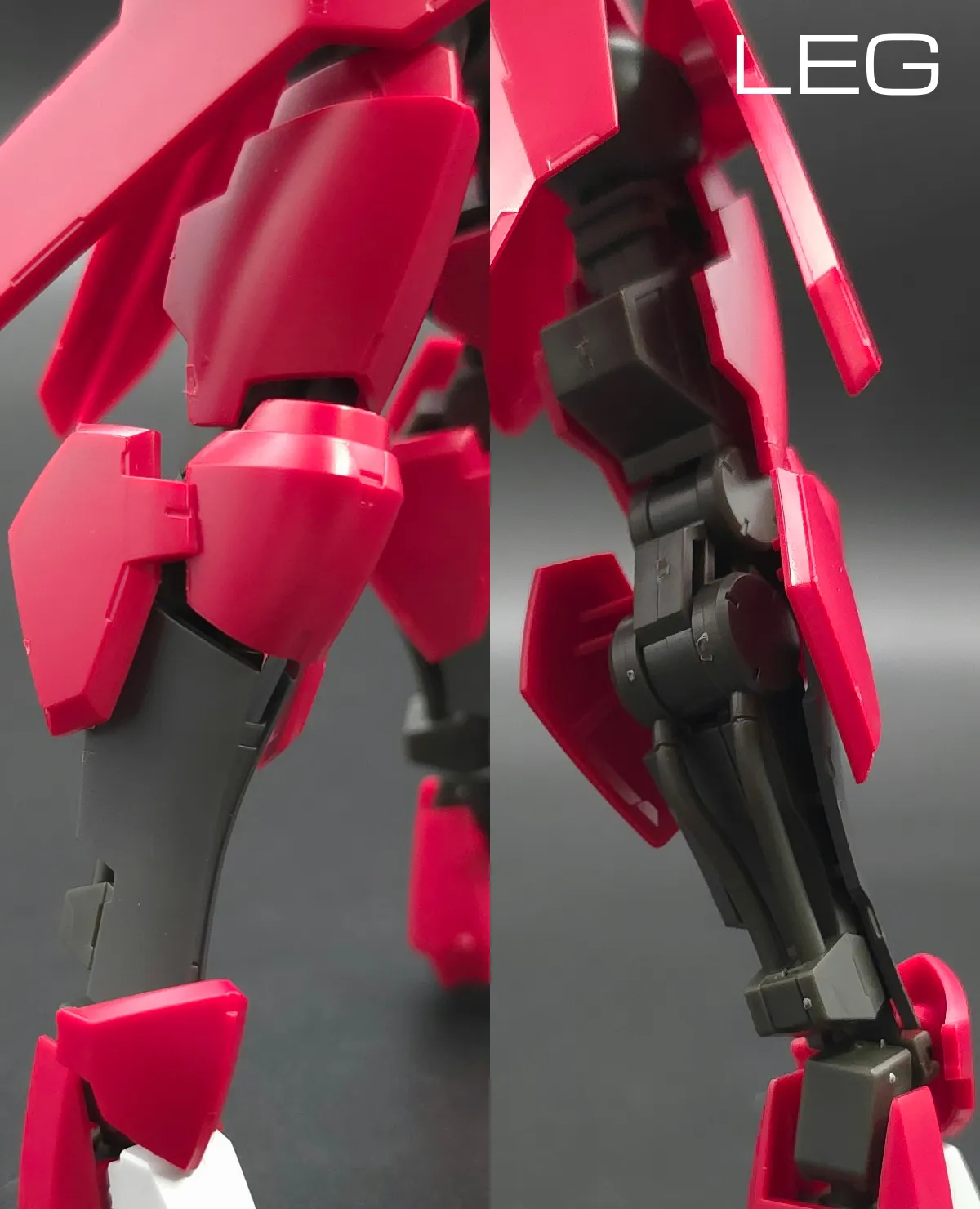 HG グリムゲルデ レビュー 脚部ディテール 01