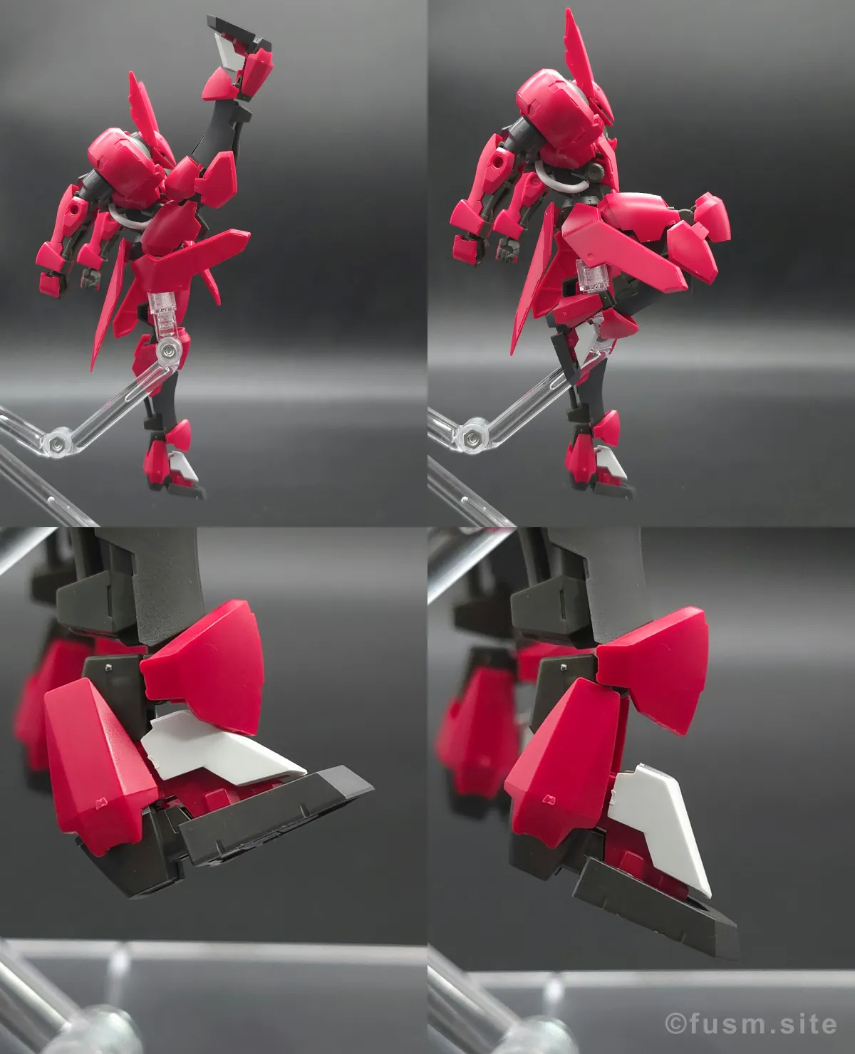 HG グリムゲルデ レビュー 脚部ディテール 可動域 02
