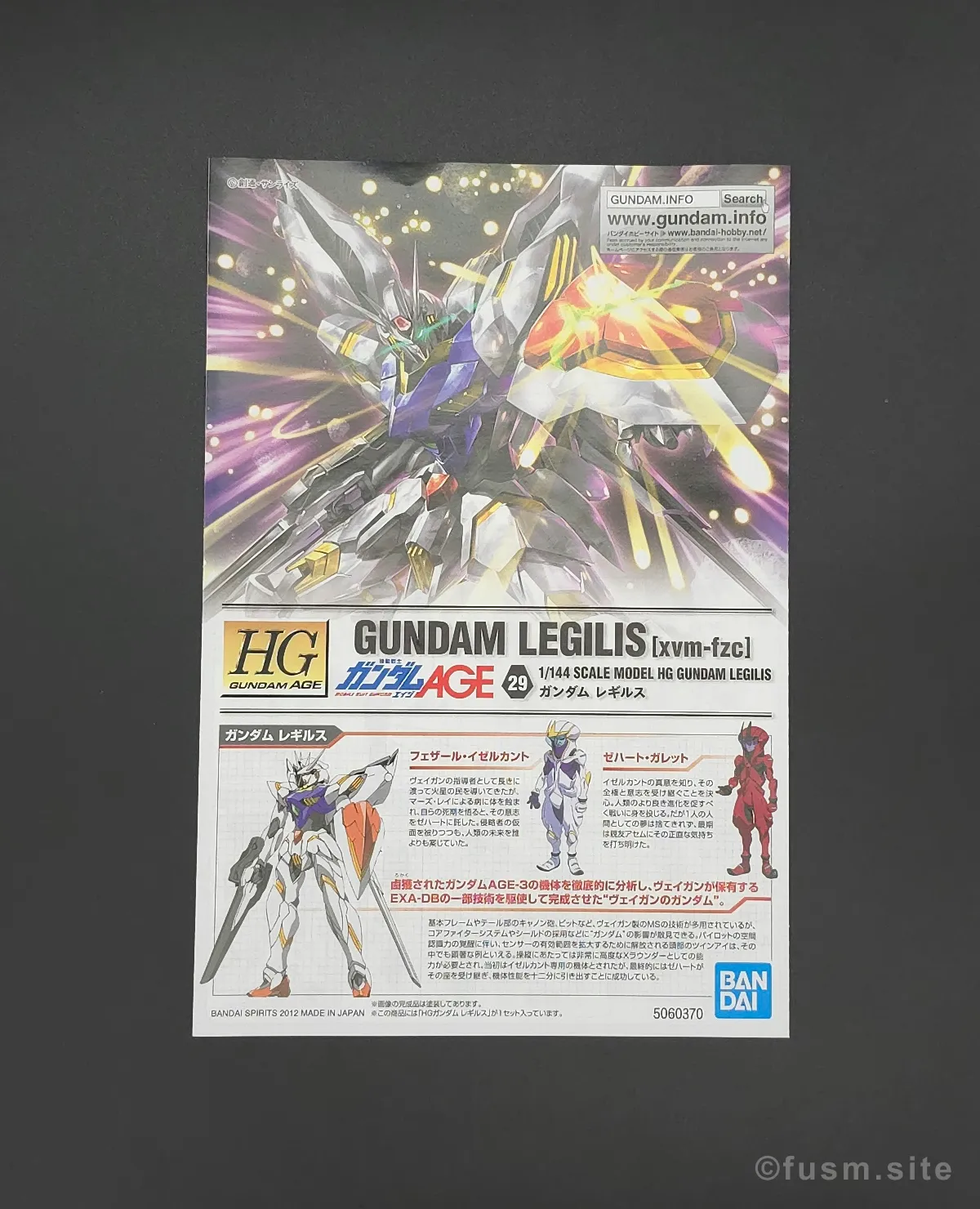 HG 1/144 ガンダム レギルス レビュー パッケージ 04
