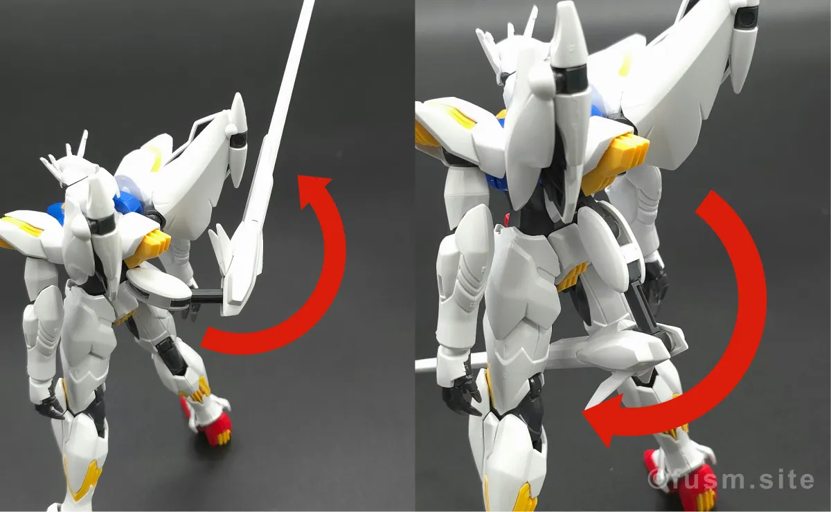 HG 1/144 ガンダム レギルス レビュー バックパックレビュー 可動域 01