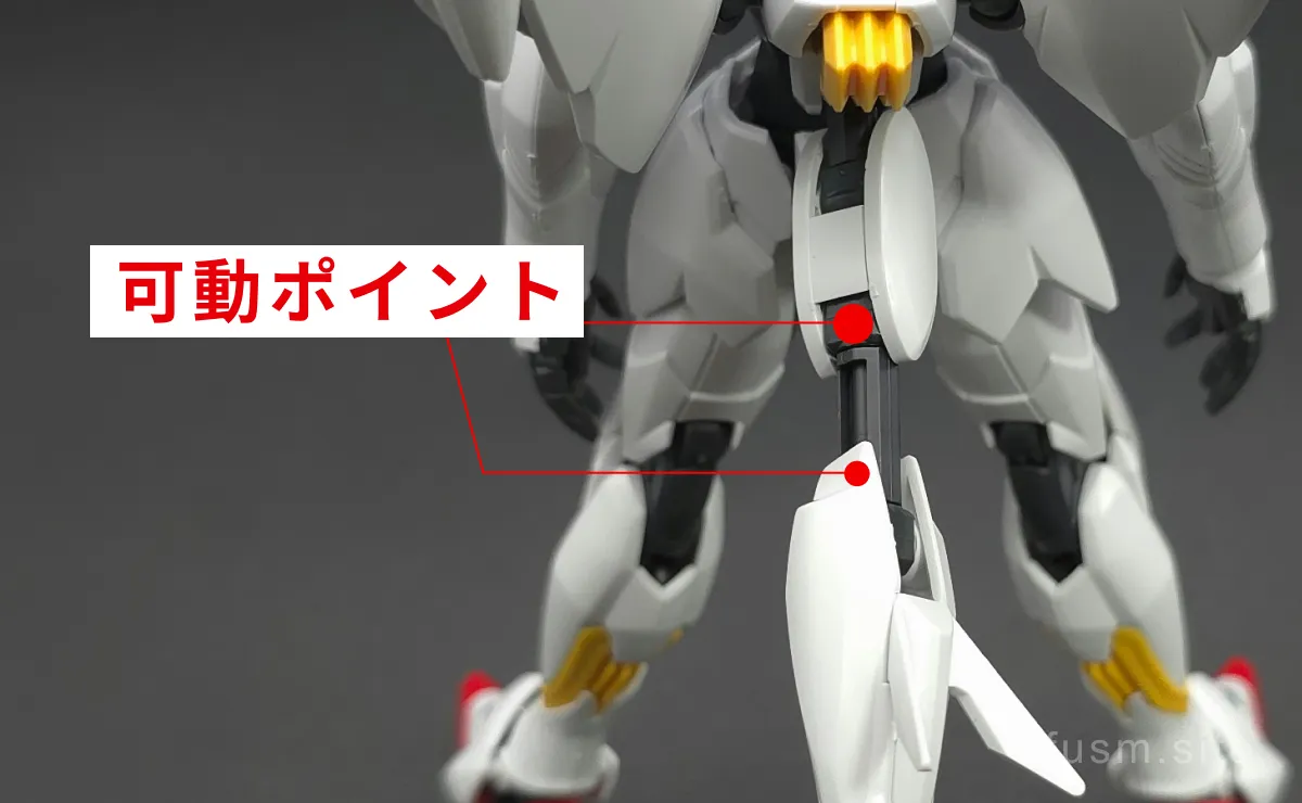 HG 1/144 ガンダム レギルス レビュー バックパックレビュー 可動域 02